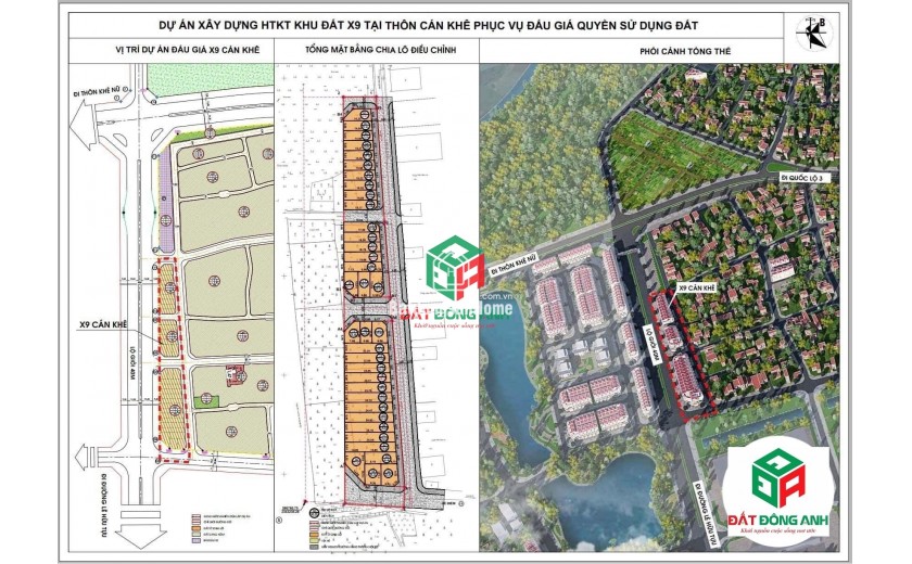 ĐẤT ĐÂU GIÁ X9 CÁN KHÊ, NGUYÊN KHÊ - 78,7M - MẶT ĐƯỜNG QUY HOẠCH RỘNG 40M - 7 TỶ